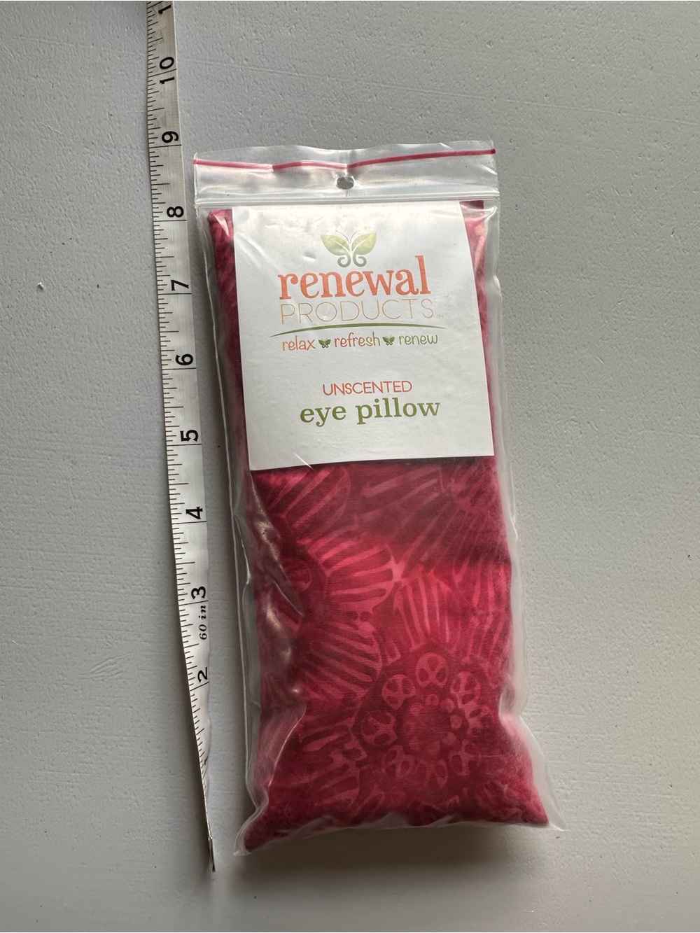Unscented Eye Pillow in Deep Pink